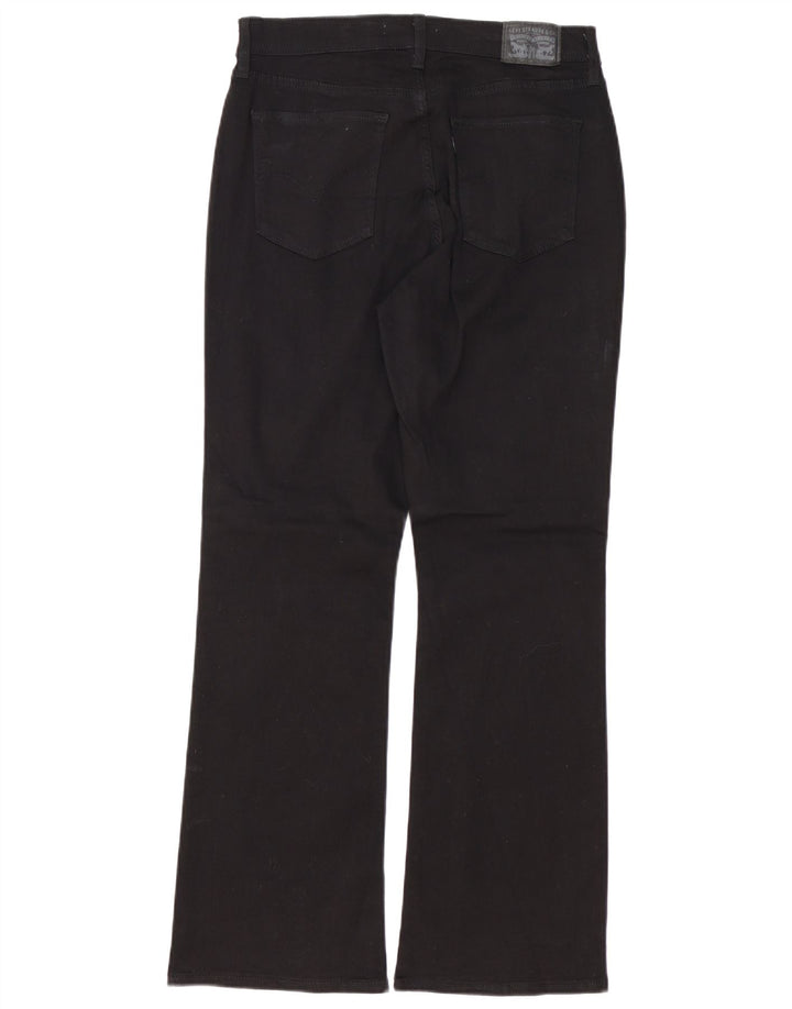 LEVI'S Jean bootcut classique pour femme US 8 Medium W30 L29 coton noir