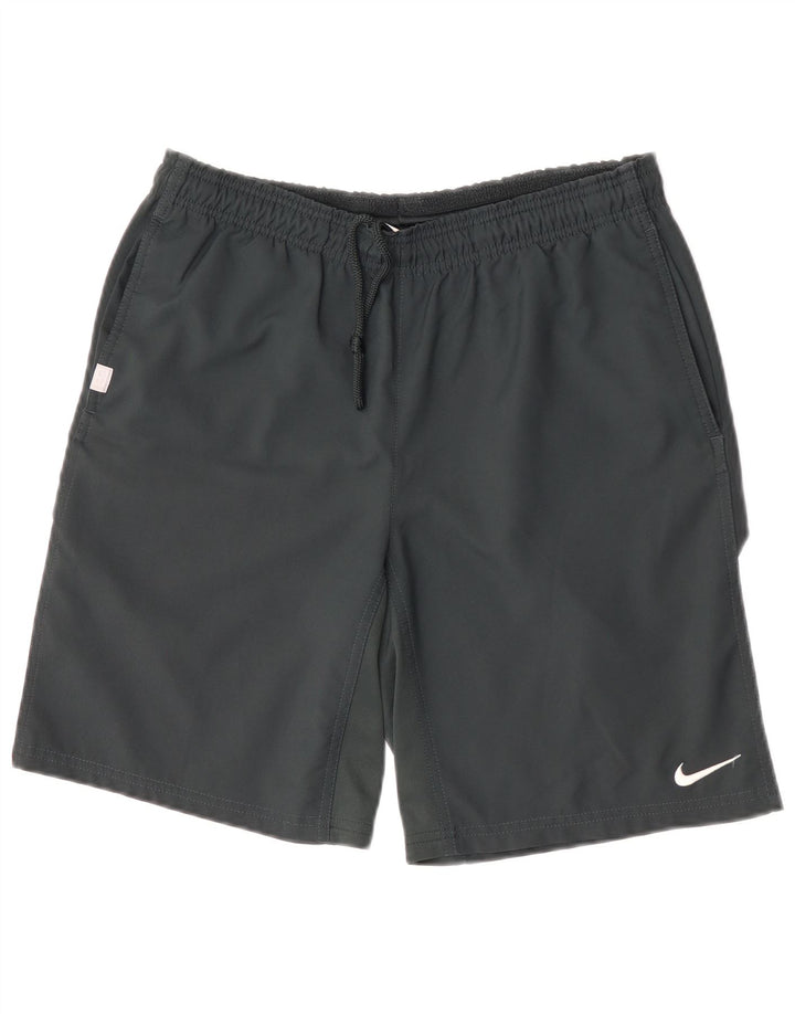 Nike Short de sport Dri Fit pour homme Petit gris Polyester