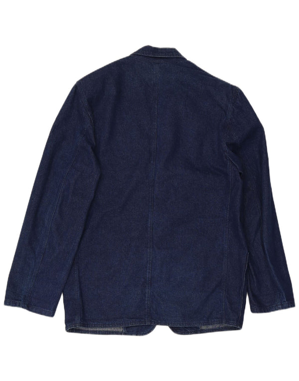 MECCANO Veste blazer en jean à 2 boutons pour homme UK 42 XL Bleu marine