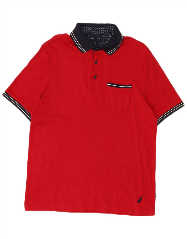 Nautica Polo Homme Petit Rouge Colourblock