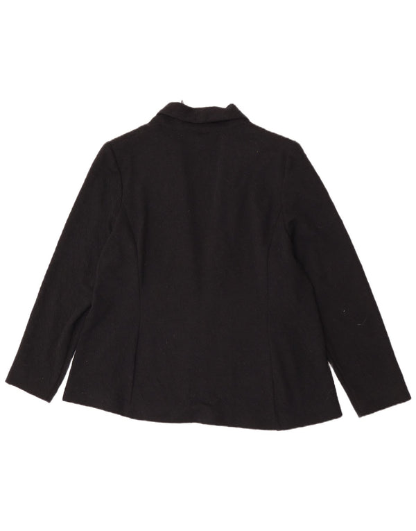 Marks & Spencer Veste blazer ouverte pour femme UK 20 2XL Noir Polyester