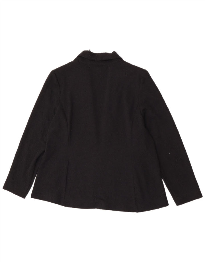 Marks & Spencer Veste blazer ouverte pour femme UK 20 2XL Noir Polyester