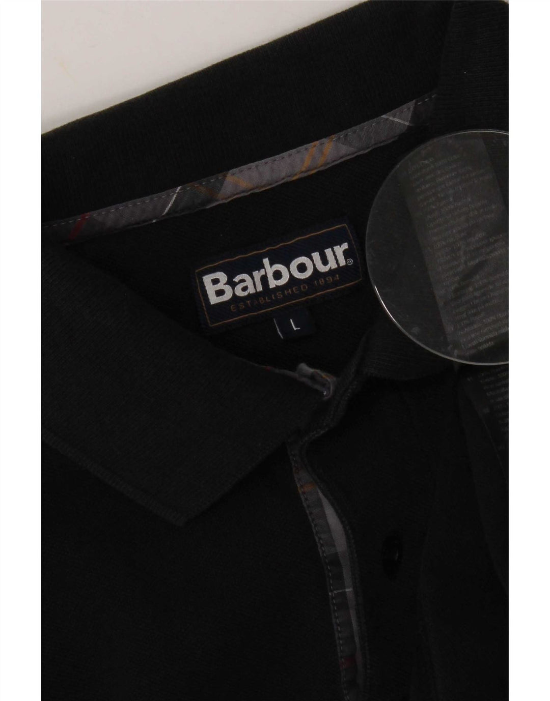 Barbour Polo Homme Grand Coton Noir
