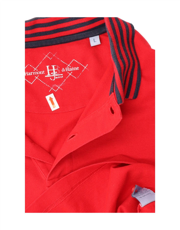 Harmont & Blaine Polo Homme Grand Rouge Coton