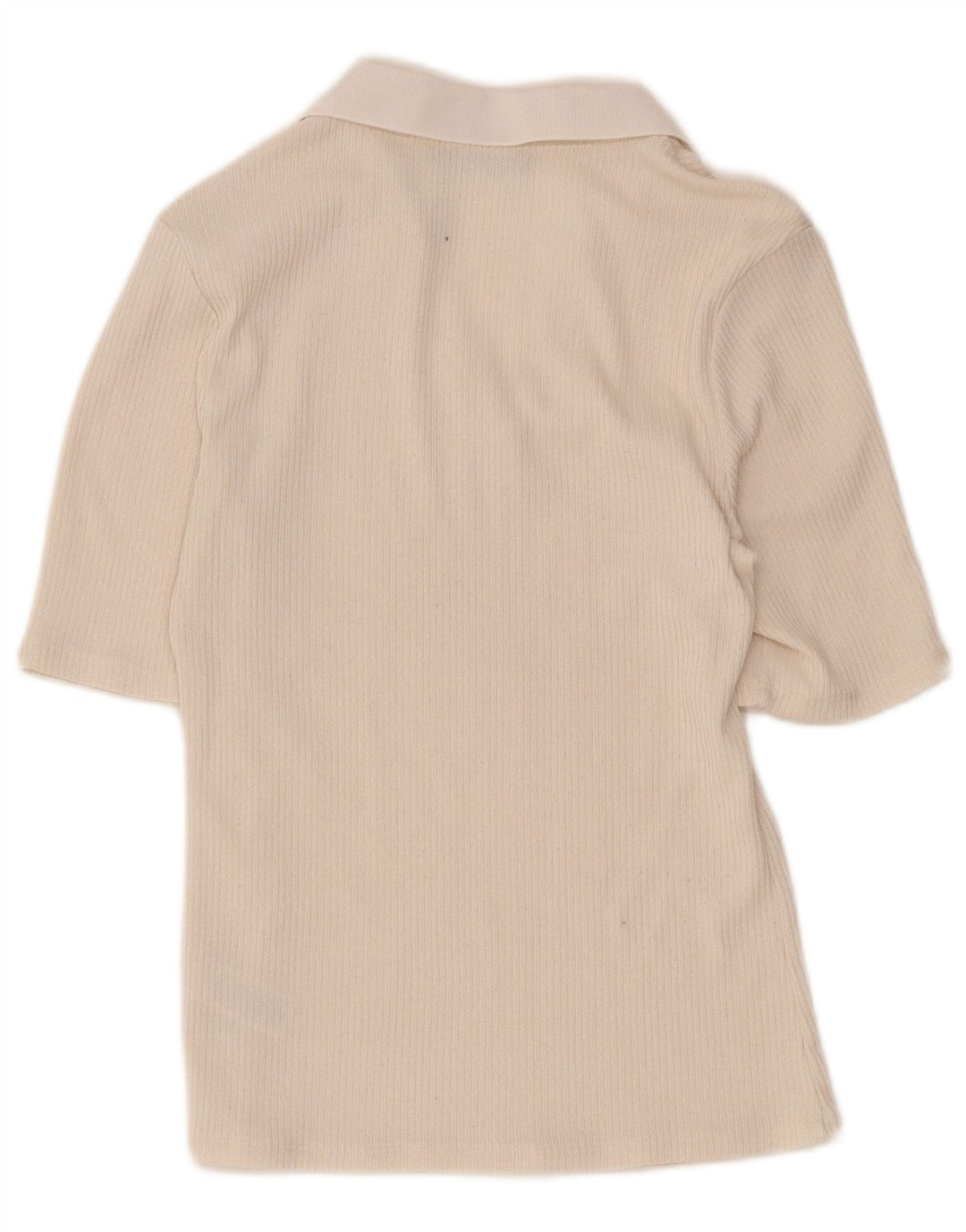 Marks & Spencer Polo Femme UK 12 Polyester Beige Moyen