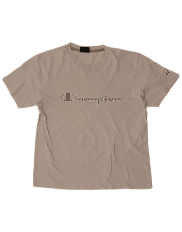 Champion T-Shirt Graphique Homme Petit Gris