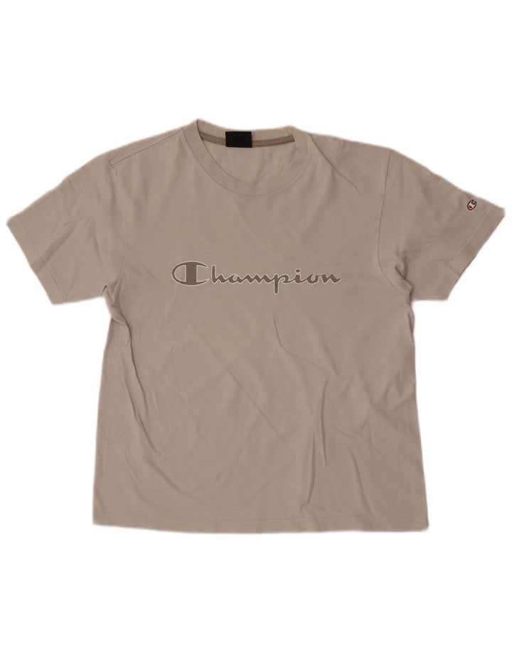 Champion T-Shirt Graphique Homme Petit Gris
