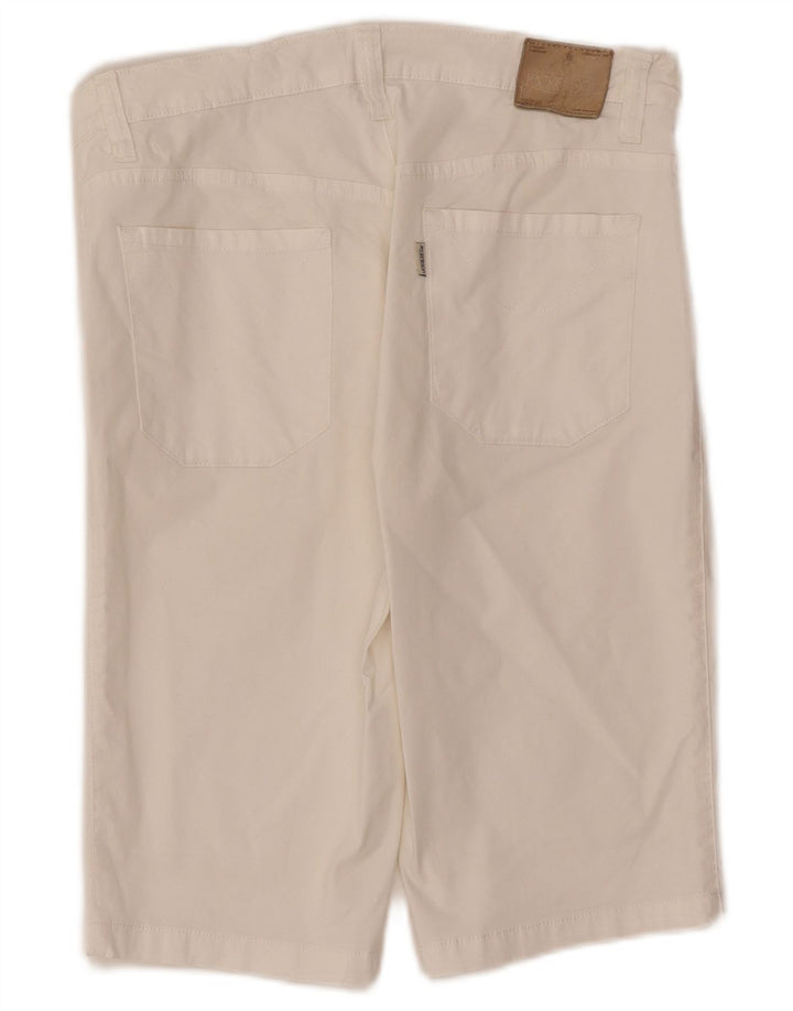 Jeckerson Short décontracté pour femme W30 en coton blanc moyen