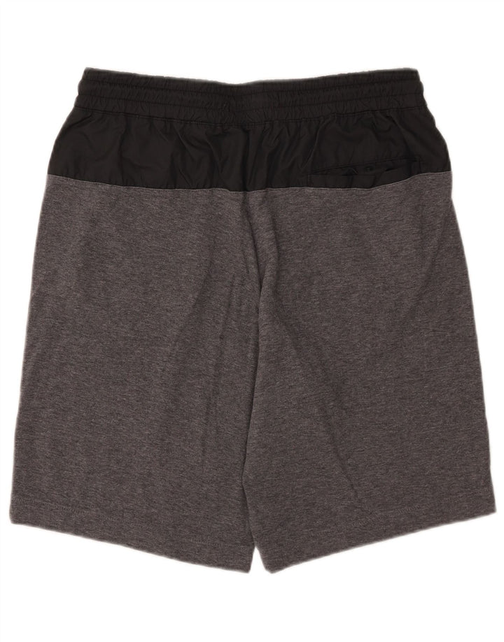 Nike Short de sport pour homme en coton moucheté gris Taille L