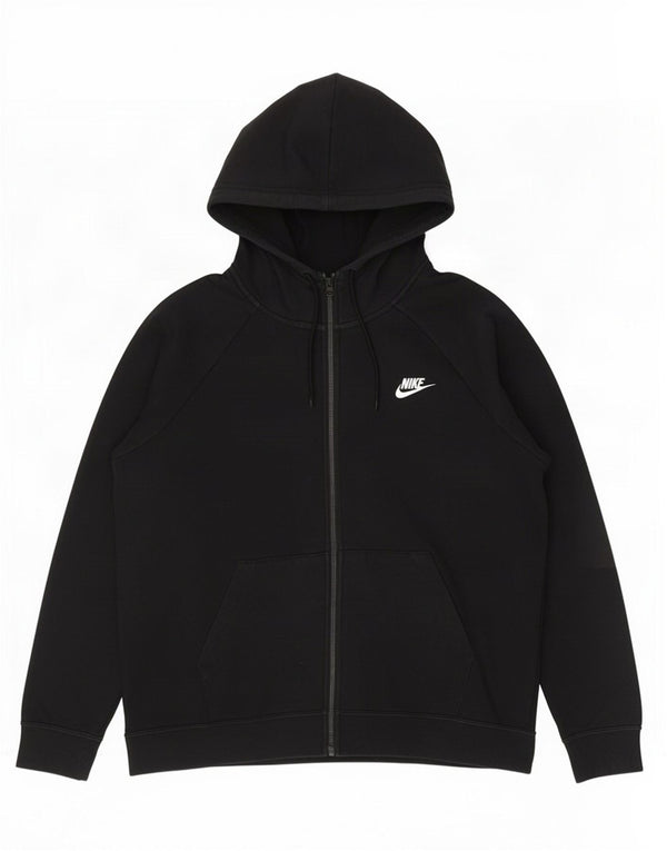 Nike Pull à capuche zippé pour homme XL en coton noir