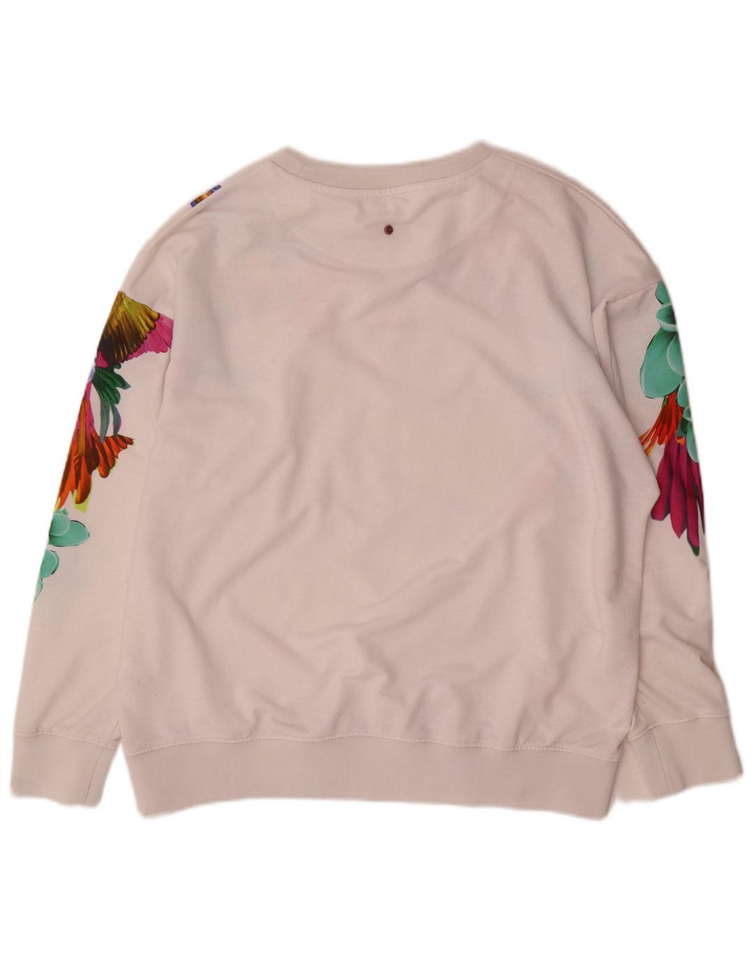 Mistral Sweat-shirt pour femme UK 14 Medium Blanc Floral Hawaïen