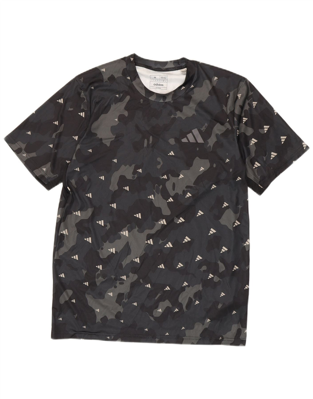 Adidas Homme Aeroready Graphic T-Shirt Haut Noir Camouflage Polyester