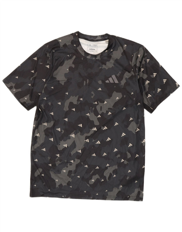 Adidas Homme Aeroready Graphic T-Shirt Haut Noir Camouflage Polyester