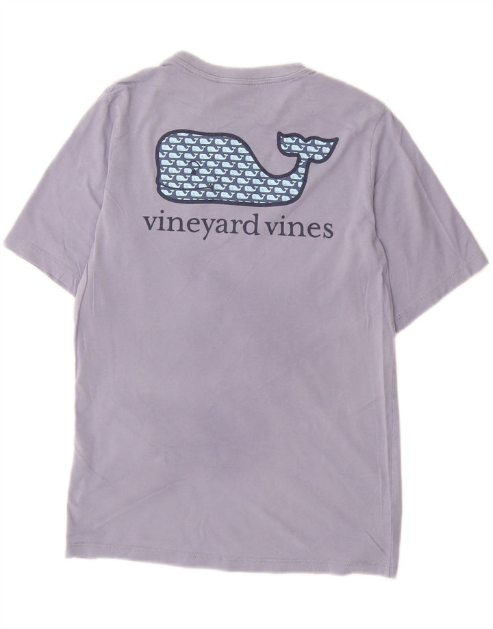 VINEYARD VINES T-Shirt Graphique Garçon 12-13 ans Coton Violet Moyen