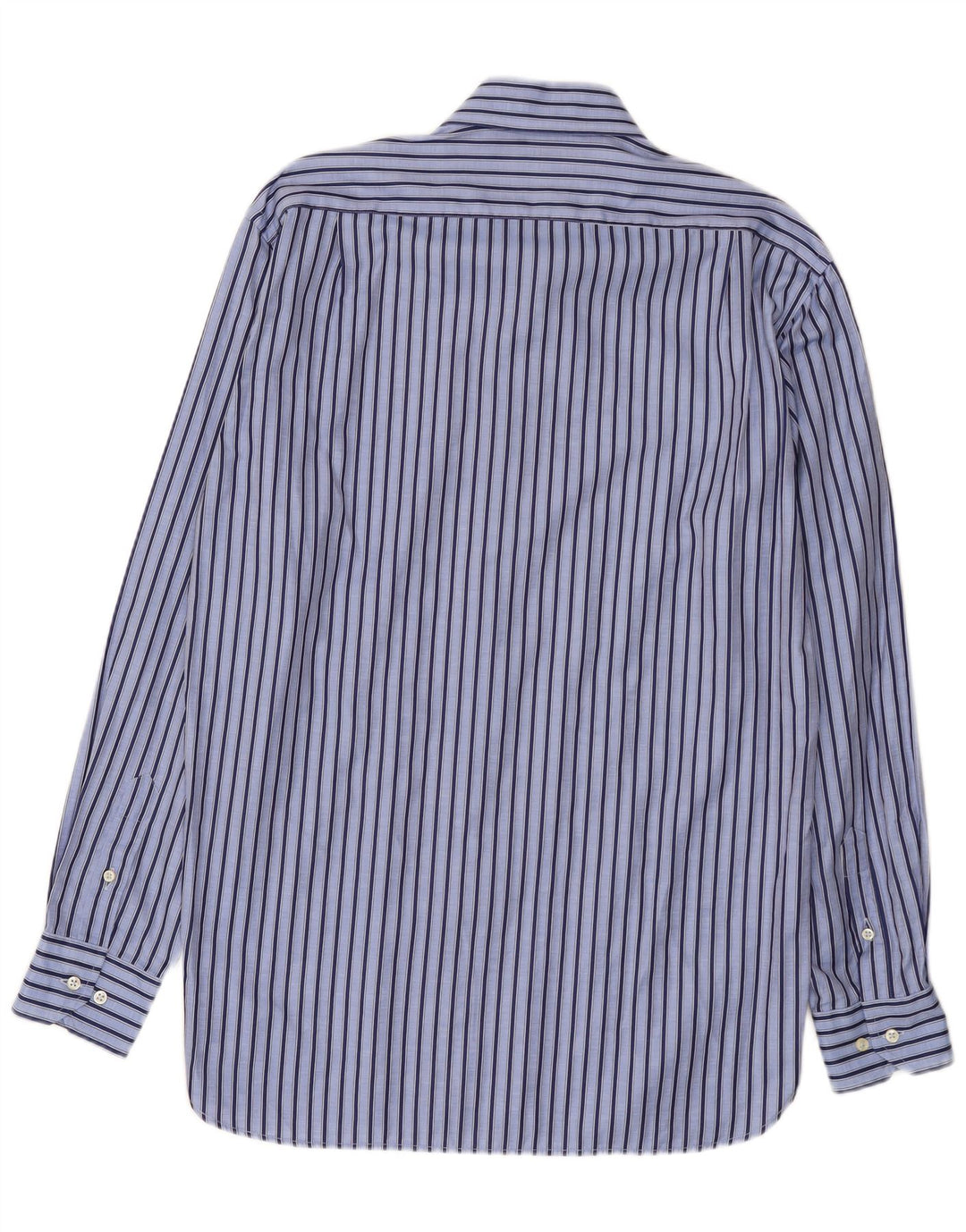 Massimo Dutti Chemise Homme Taille 42 16 1/2 Large Bleu Rayé