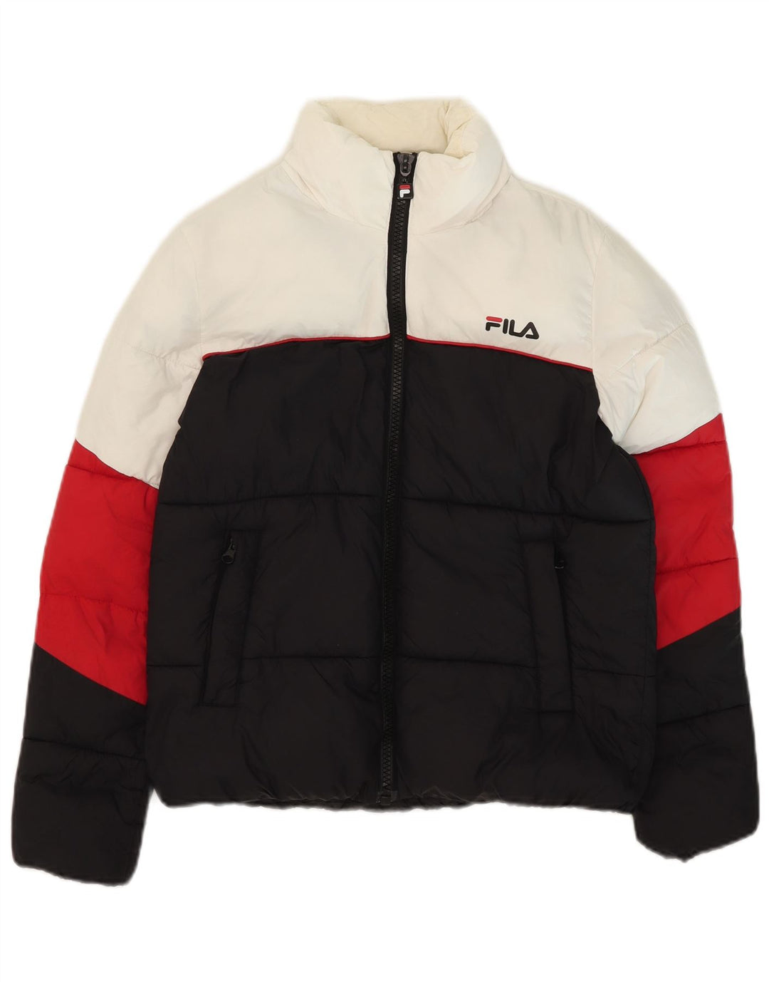 Fila Veste matelassée à capuche garçon 13-14 ans Nylon color block multicolore