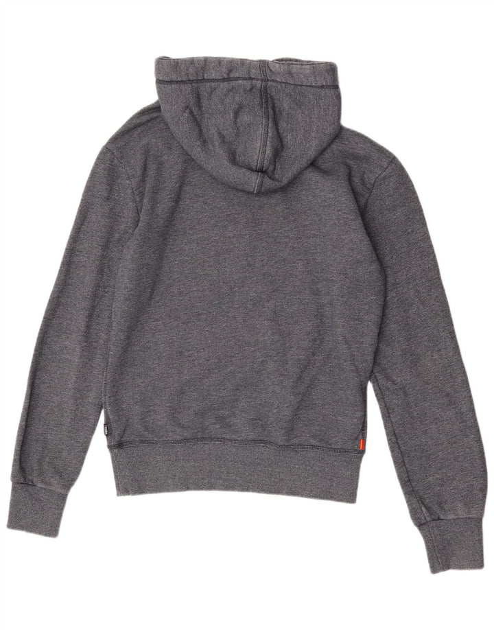 Superdry Pull à capuche graphique pour homme en coton gris petit