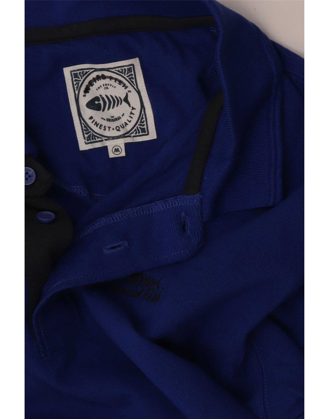 Weird Fish Polo Homme Bleu Moyen