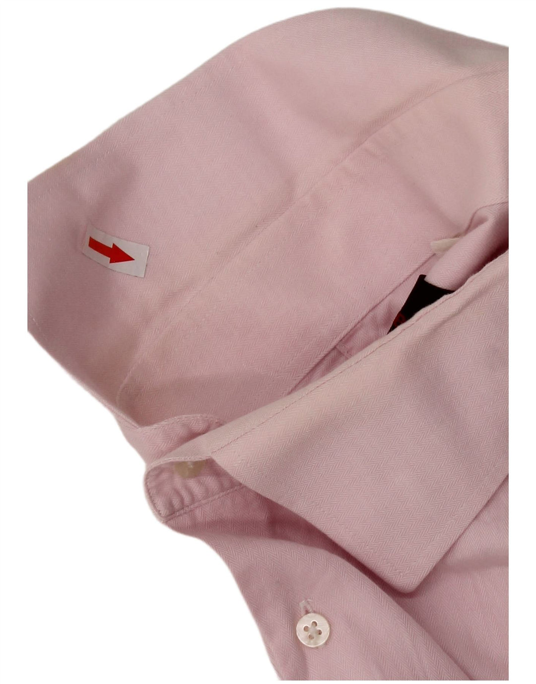 PIERRE CARDIN Chemise Homme Large Rose Chevrons Coton