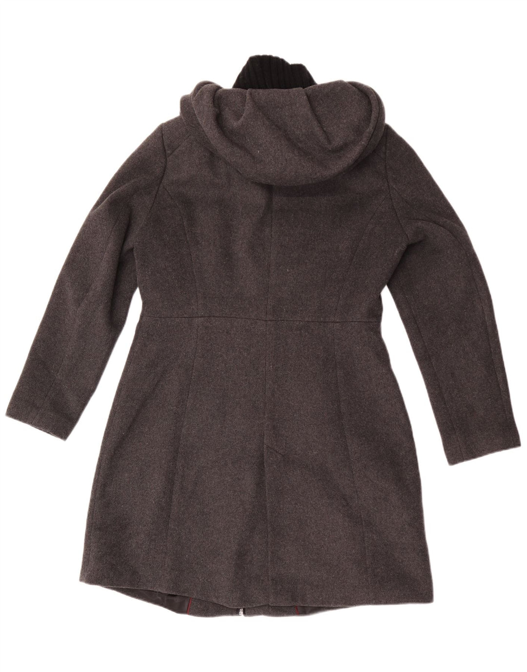 Zara Manteau à capuche pour femme UK 18 XL Gris