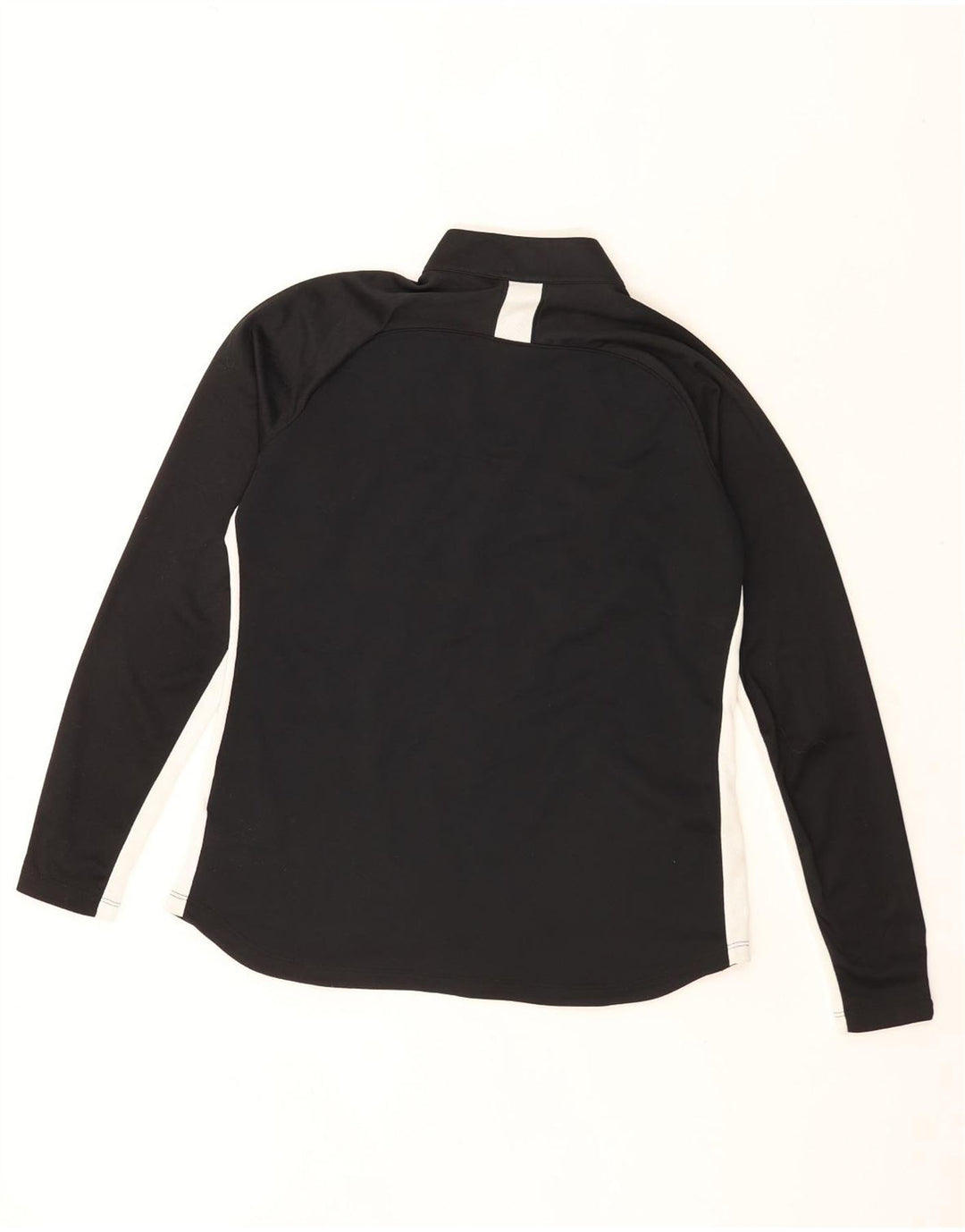 Sweat-shirt Nike Dri Fit à col zippé pour homme, color block, noir moyen