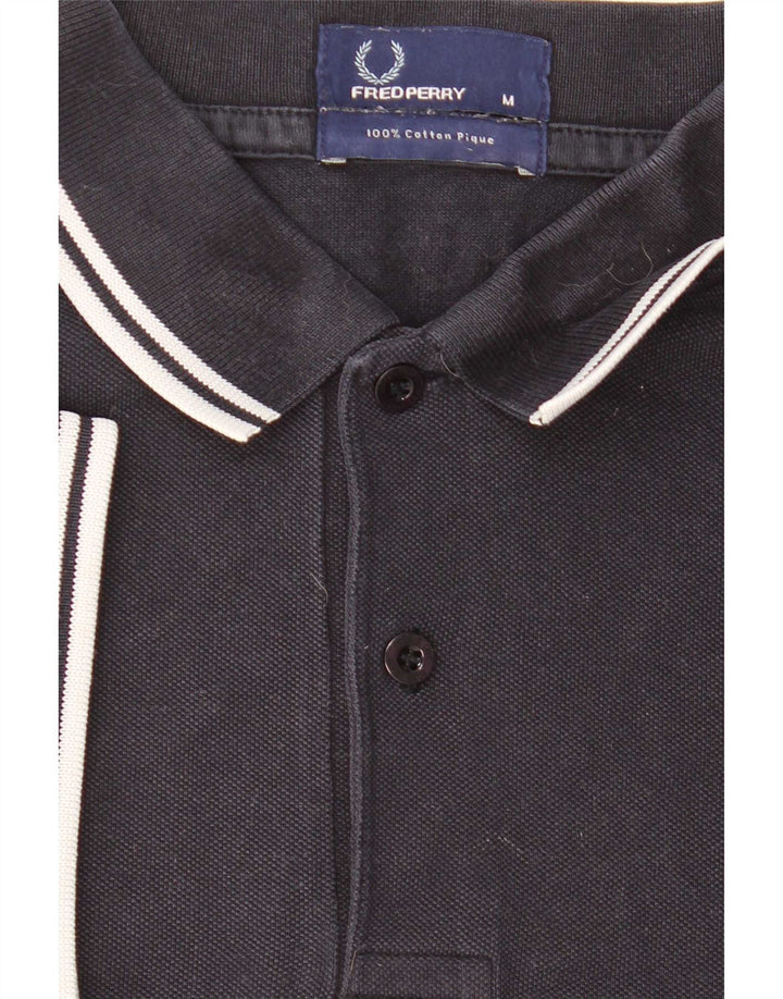 Fred Perry Polo Homme Bleu Marine Moyen Rayé Coton