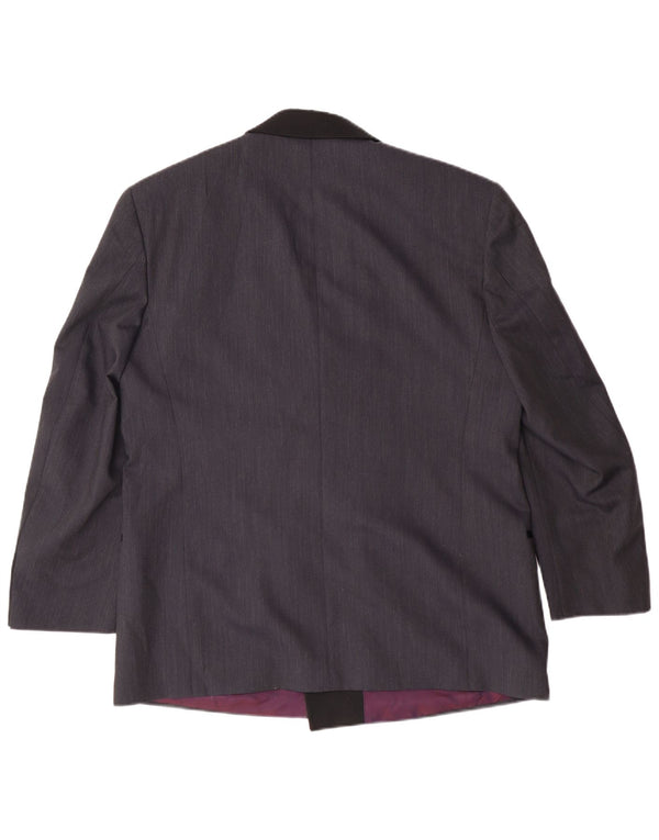 Wilvorst Veste blazer croisée pour homme UK 38 Bleu marine moyen