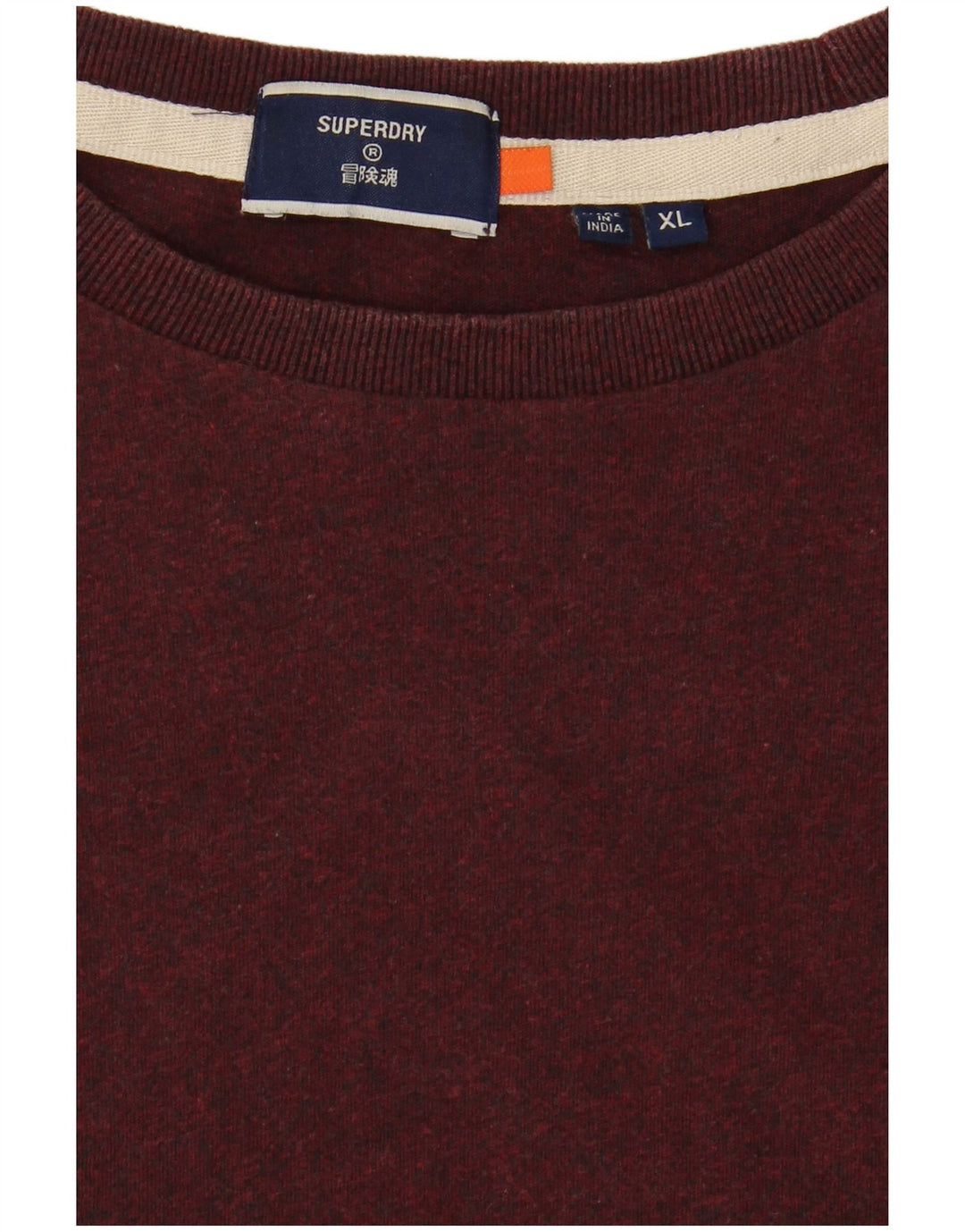 SUPERDRY Haut Manches Longues Homme Bordeaux XL