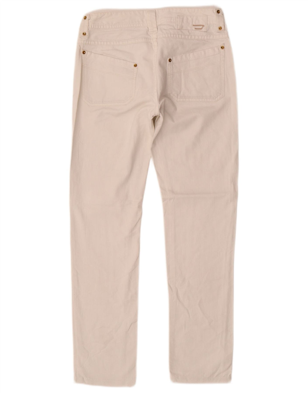 DIESEL Jean droit femme W27 L29 coton blanc