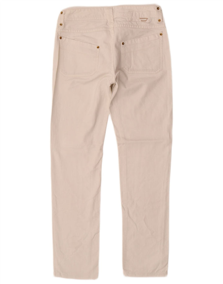 DIESEL Jean droit femme W27 L29 coton blanc