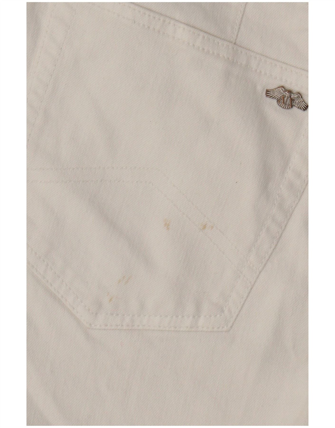 Armani Exchange Jean Slim W33 L28 Homme Blanc Coton