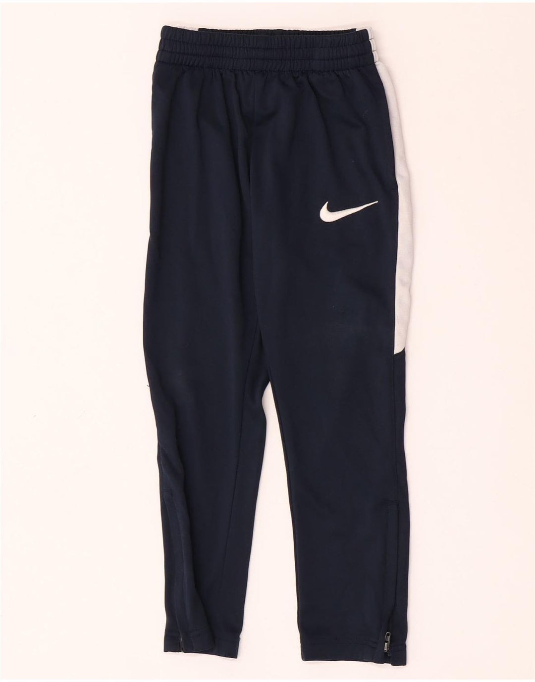 Nike Pantalon de survêtement pour garçon 6-7 ans Large Bleu marine Colourblock