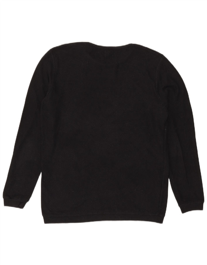 Zara Pull ras du cou pour homme XL Noir Polyester