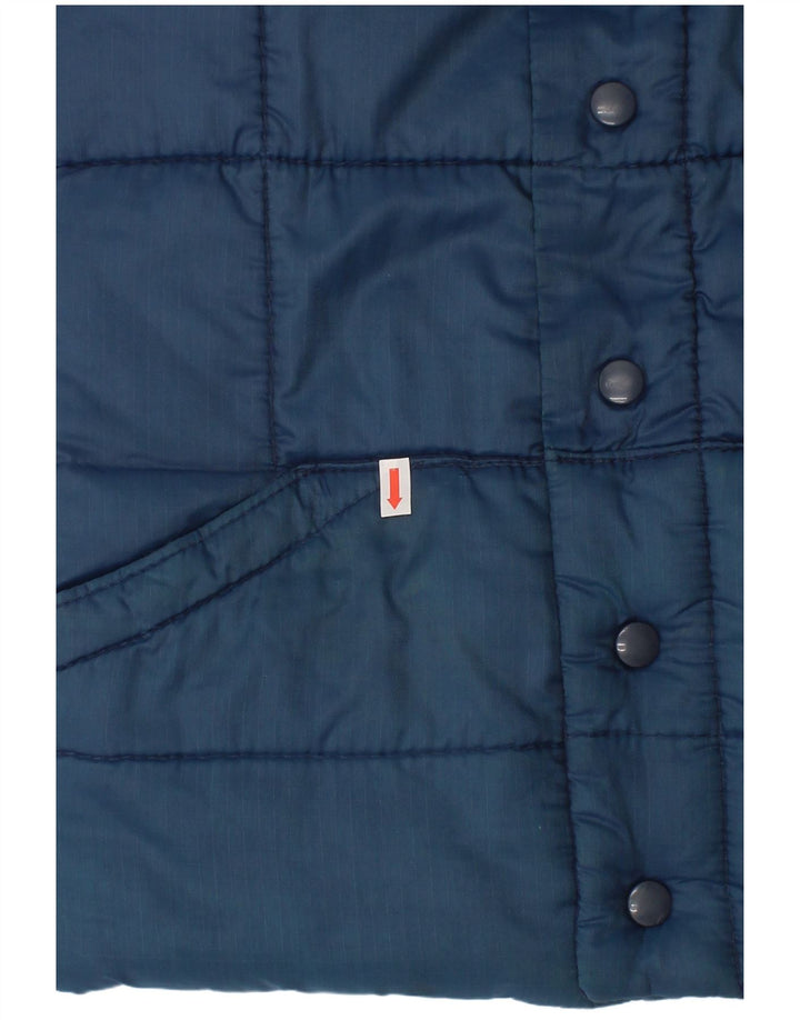 Puffa Gilet rembourré pour garçon 7-8 ans Grand Bleu Nylon