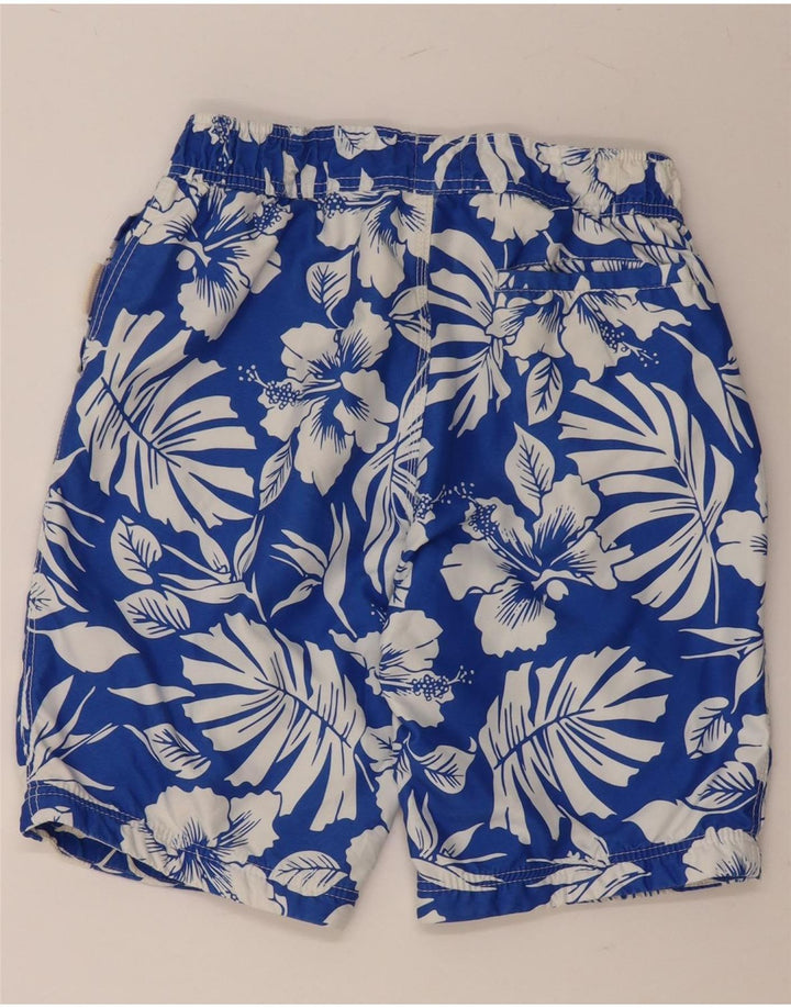 SUPERDRY Mens Graphic Swimming Shorts Small  Blue Floral Polyester