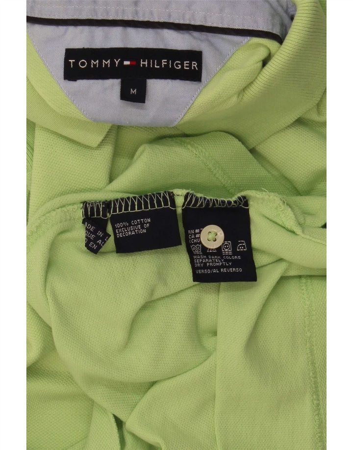 Tommy Hilfiger Polo Homme Vert Moyen Coton