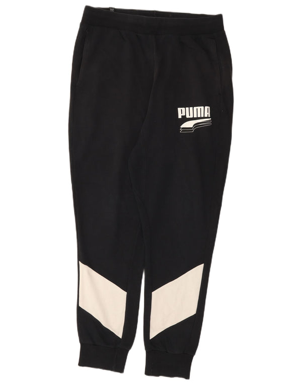 Puma Pantalon de Survêtement Graphique Homme Noir Colorblock Large