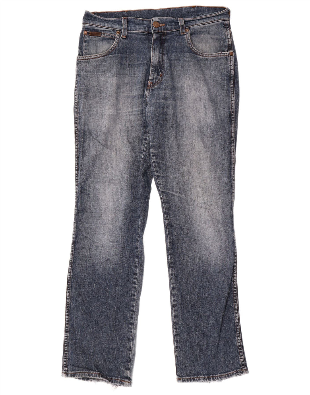 Wrangler Jean Droit Texas Stretch Homme W31 L30 Bleu Coton