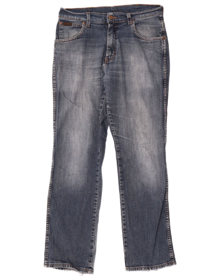 Wrangler Jean Droit Texas Stretch Homme W31 L30 Bleu Coton