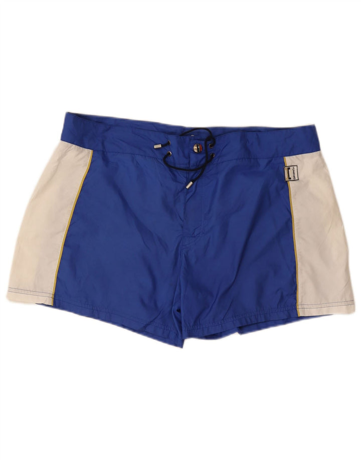Iceberg Short de Bain Homme 2XL Bleu Colorblock Polyester