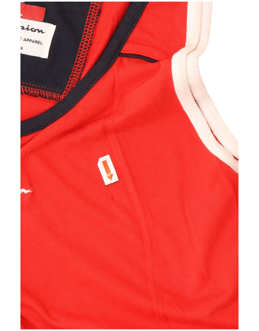 CHAMPION Débardeur Graphique Homme XL Rouge Colorblock Coton