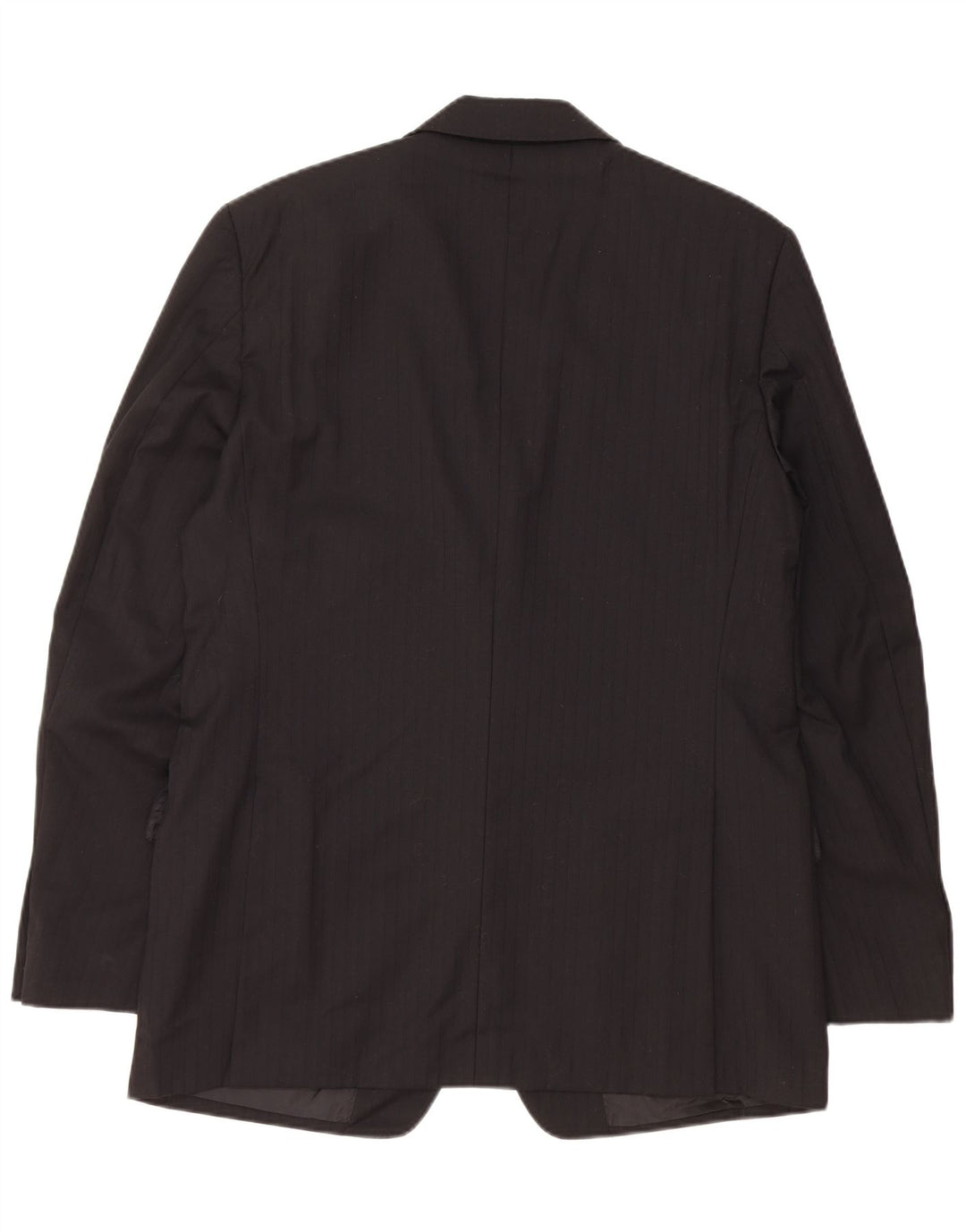 HUGO BOSS Veste Blazer 2 Boutons Homme EU 50 Grande Rayure Noire