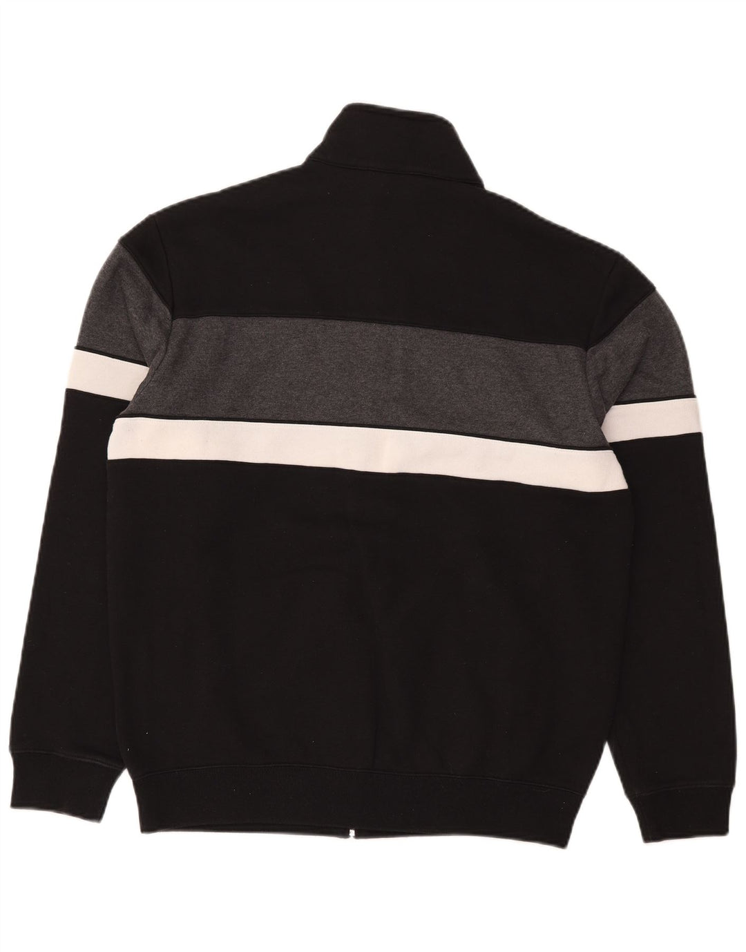 Champion Veste de survêtement pour homme en coton color block Noir Taille L