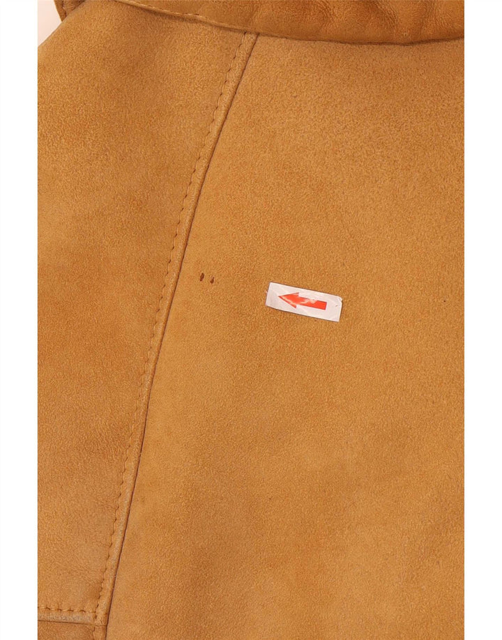 Conbipel Veste Oversize En Peau De Mouton Femme IT 42 Marron Moyen