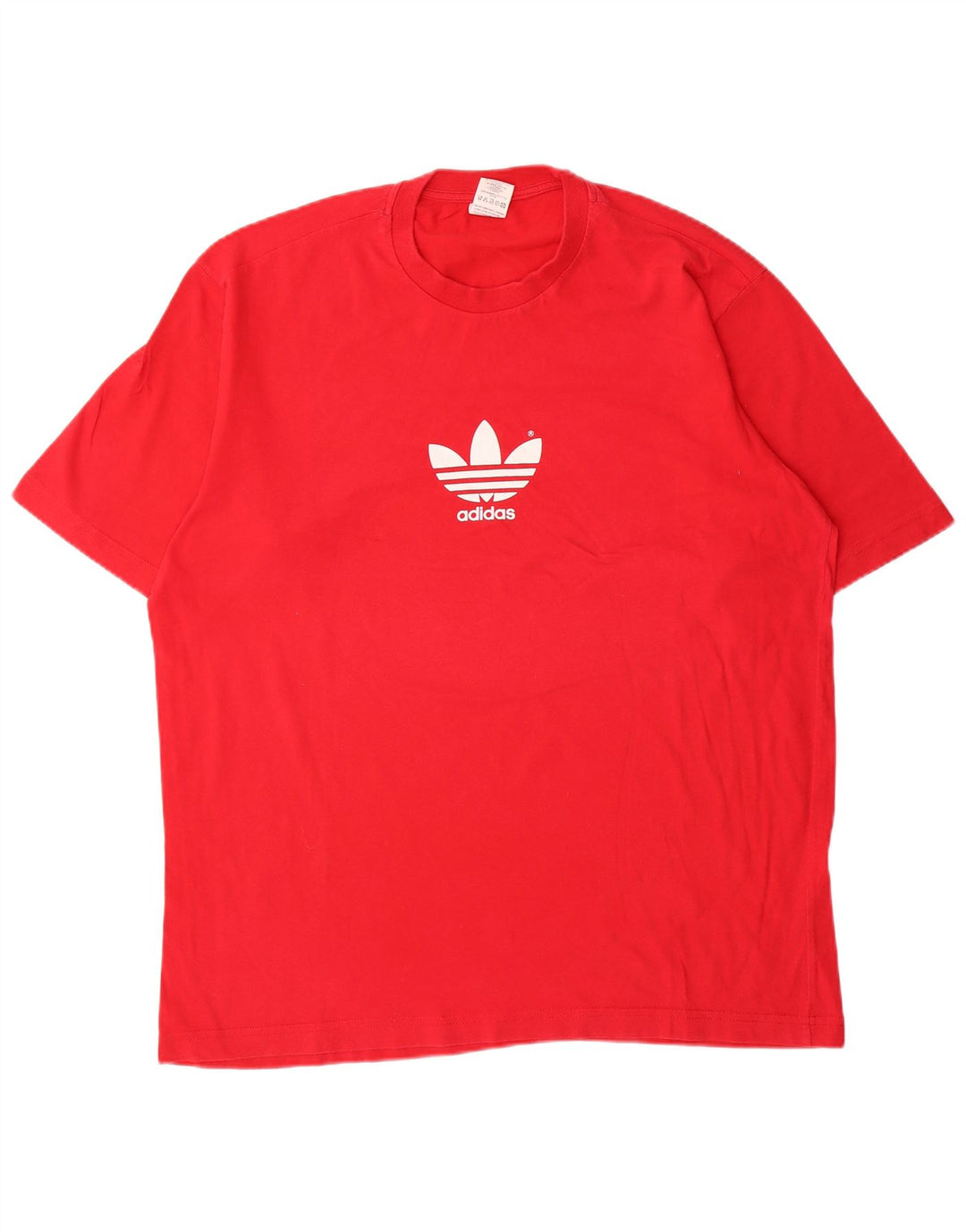 Adidas T-shirt graphique pour hommes, grand coton rouge
