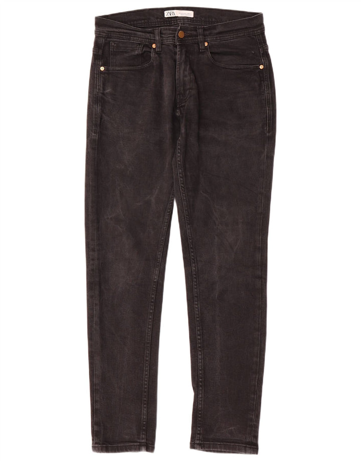 Zara Jean Slim Homme EU 40 Moyen W31 L30 Noir