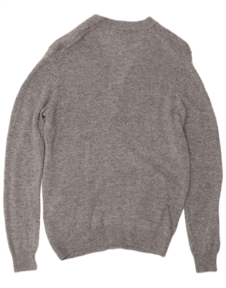 Marks & Spencer Cardigan pour homme en laine d'agneau mouchetée Petit gris