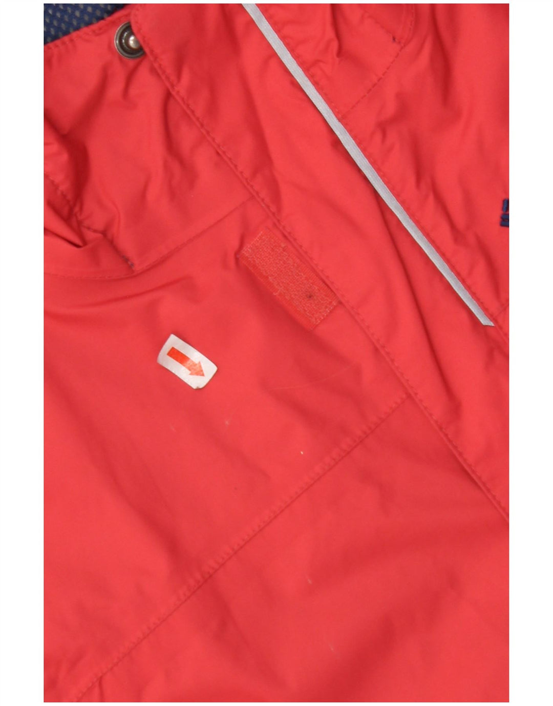 COLUMBIA Veste de pluie à capuche pour femme UK 12 Medium Rouge Nylon