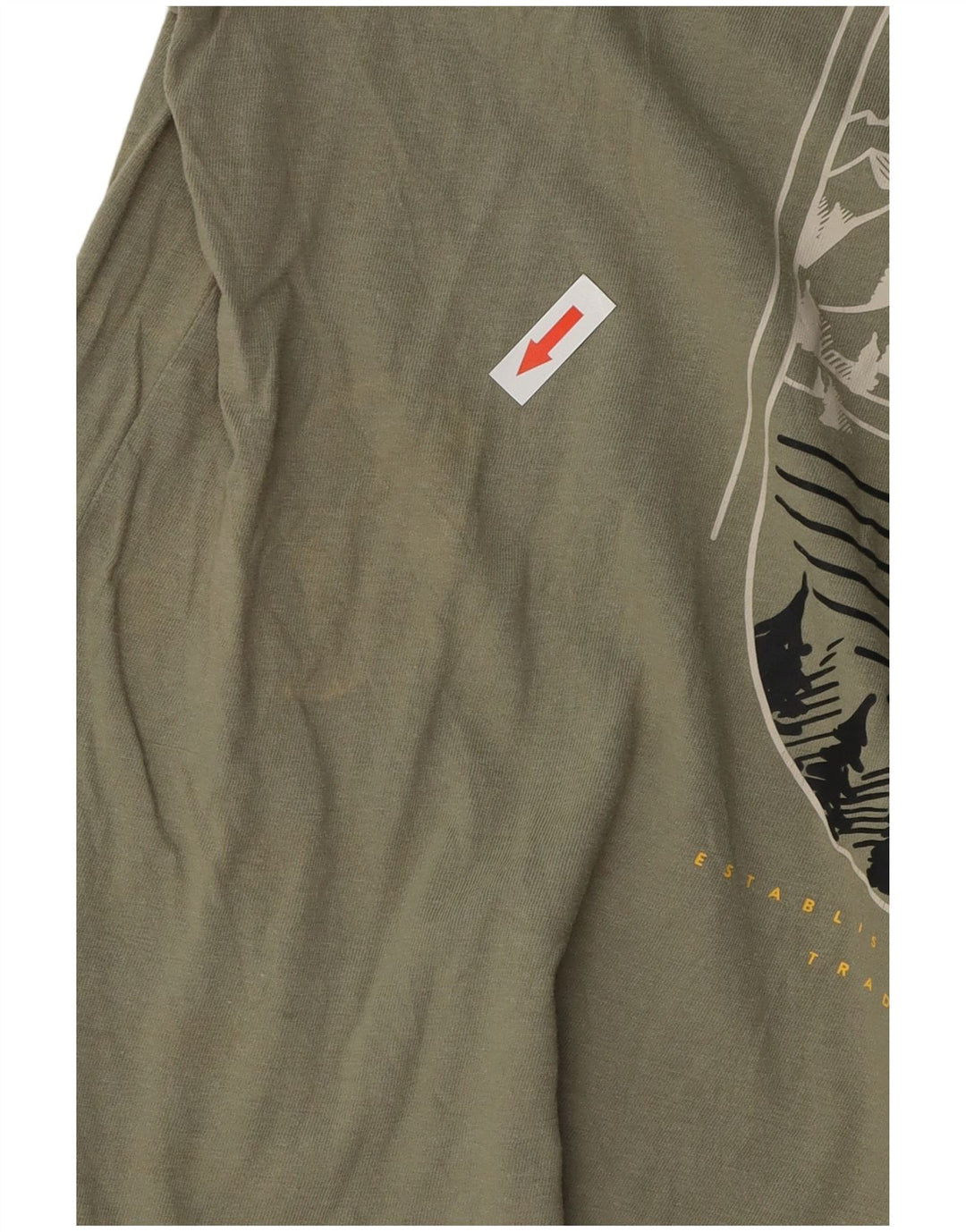 Hurley T-Shirt Graphique Homme Vert Moyen Coton
