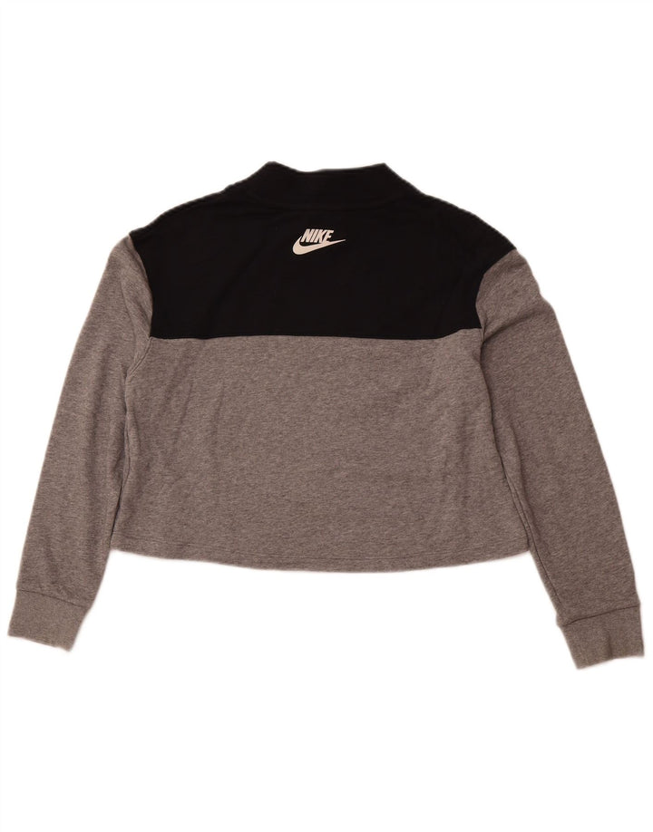 NIKE Sweat-shirt court coupe standard pour fille 13-14 ans XL Gris